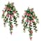 Nearly Natural; 41" UV Resistant Artificial Hibiscus Hanging Plants, 2ct.; Category:Bushes; Image:2
